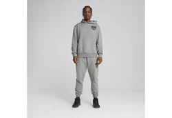 PUMA Hoodie Posterize Basketball Herren Grau/Hellgrau/Dunkelgrau/Silber