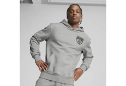 PUMA Hoodie Posterize Basketball Herren Grau/Hellgrau/Dunkelgrau/Silber