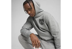 PUMA Hoodie Posterize Basketball Herren Grau/Hellgrau/Dunkelgrau/Silber