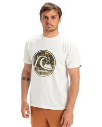 Quiksilver T-Shirt Evo Bubble Wrapped Weiß/Gold