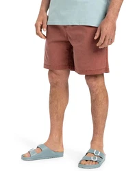 Quiksilver Bermudas Taxer Rot/Braun/Orange