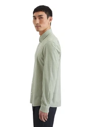 Marc O'Polo Langarmhemd Bio-Baumwoll-Mix Hellgrün/Khaki/Grün/Dunkelgrün/Hellblau