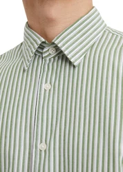 Marc O'Polo Langarmhemd Bio-Baumwoll-Mix Hellgrün/Khaki/Grün/Dunkelgrün/Hellblau