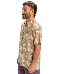 Quiksilver Funktionshemd Safe Paradise Beige/Braun