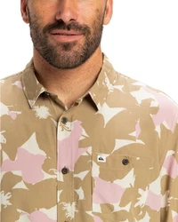 Quiksilver Funktionshemd Safe Paradise Beige/Braun