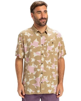 Quiksilver Funktionshemd Safe Paradise Beige/Braun