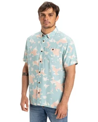 Quiksilver Funktionshemd Safe Paradise Blau/Hellblau