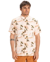 Quiksilver Funktionshemd Safe Paradise Beige/Orange/Grau