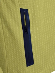 LPO Fleecejacke LIONEL MN Dunkelgrün/Braun/Grün/Gelb