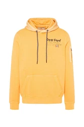 CAMP DAVID Kapuzensweatshirt Gelb