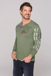 Langarmshirt aus Baumwolle