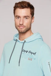 CAMP DAVID Kapuzensweatshirt Blau/Hellblau/Hellgrün/Grün/Türkis