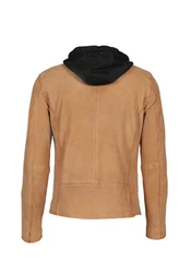 Freaky Nation Lederjacke Beach Town-FN Braun/Beige