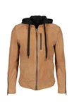 Freaky Nation Lederjacke Beach Town-FN Braun/Beige