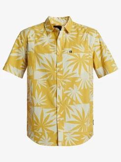Quiksilver Kurzarmshirt Apero Classic Gelb/Blau Quiksilver Kurzarmshirt Apero Classic Gelb/Blau