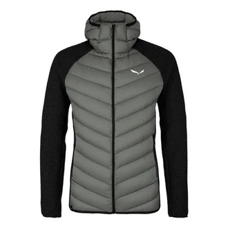 Salewa Funktionsjacke Fanes Sarner Down Hybrid Herren Jacke Dunkelgrau/Grau/Dunkelgrün