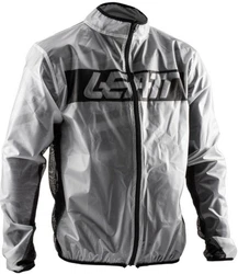 Leatt Jacke Race Cover Motocross Regenjacke Grau/Hellgrau/Weiß/Dunkelgrau