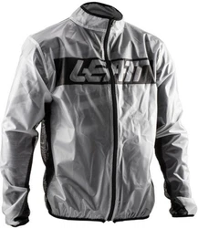 Leatt Jacke Race Cover Motocross Regenjacke Grau/Hellgrau/Weiß/Dunkelgrau