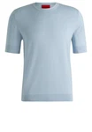 HUGO Strickpullover San Carl-CV Blau/Hellblau