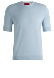 HUGO Strickpullover San Carl-CV Blau/Hellblau