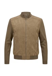 Milestone Lederjacke MSTristan Braun/Khaki/Beige/Grau