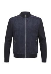 Milestone Lederjacke MSTristan Dunkelblau