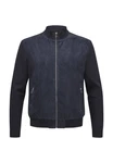Milestone Lederjacke MSTristan Dunkelblau