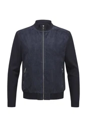 Milestone Lederjacke MSTristan Dunkelblau