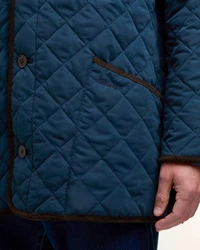 Barbour Steppjacke Edale Hellblau/Dunkelblau