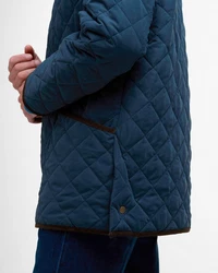 Barbour Steppjacke Edale Hellblau/Dunkelblau