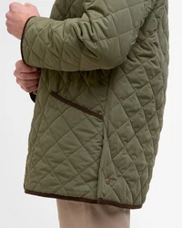 Barbour Steppjacke Edale Dunkelgrün/Grün