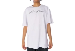 Karl Kani T-Shirt Autograph Heavy Weiß/Grau/Lila/Hellblau
