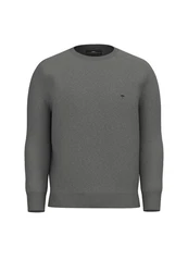 FYNCH-HATTON Strickpullover Dunkelgrau/Grau/Hellgrau
