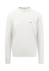 FYNCH-HATTON Pullover Grau/Weiß/Creme/Khaki