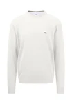 FYNCH-HATTON Pullover Grau/Weiß/Creme/Khaki
