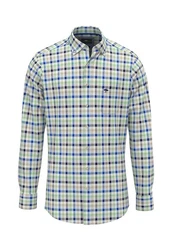 FYNCH-HATTON Hemd Casual Fit Grün/Blau/Türkis/Mischfarben/Hellblau