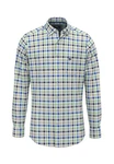 FYNCH-HATTON Hemd Casual Fit Grün/Blau/Türkis/Mischfarben/Hellblau