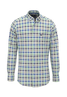 FYNCH-HATTON Hemd Casual Fit Grün/Blau/Türkis/Mischfarben/Hellblau