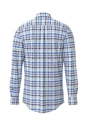 FYNCH-HATTON Hemd Casual Fit Blau/Dunkelblau/Hellblau