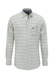 Langarmhemd Combi Print Hemd - Casual Fit