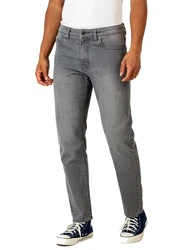 REELL Jeans Barfly Straight Fit Hellgrau/Grau