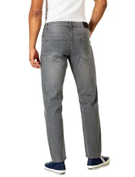 REELL Jeans Barfly Straight Fit Hellgrau/Grau