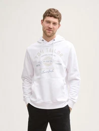 Sweatshirt Hoodie Sweatshirt mit Logo-Print