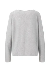 FYNCH-HATTON Strickpullover Regular Fit Grau/Hellgrau