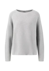 FYNCH-HATTON Strickpullover Regular Fit Grau/Hellgrau