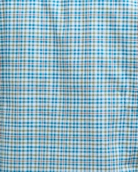 Barbour Flanellhemd Durand Hellblau/Türkis/Grün/Blau
