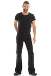 Comycom Bootcut-Jeans Herren STAR CUT GABARDINE schwarz