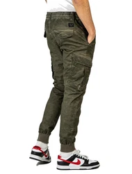 REELL Cargohose Reflex Rib Cargo Dunkelgrün/Khaki