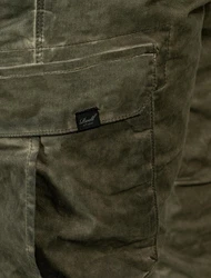 REELL Cargohose Reflex Rib Cargo Dunkelgrün/Khaki