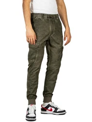 REELL Cargohose Reflex Rib Cargo Dunkelgrün/Khaki